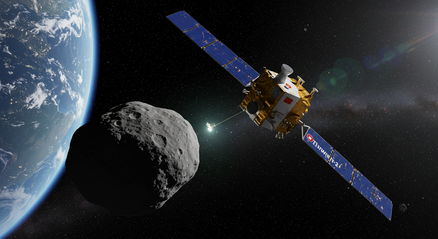 天問2号が宇宙初画像を送信｜中国初の小惑星サンプルリターンミッション開始